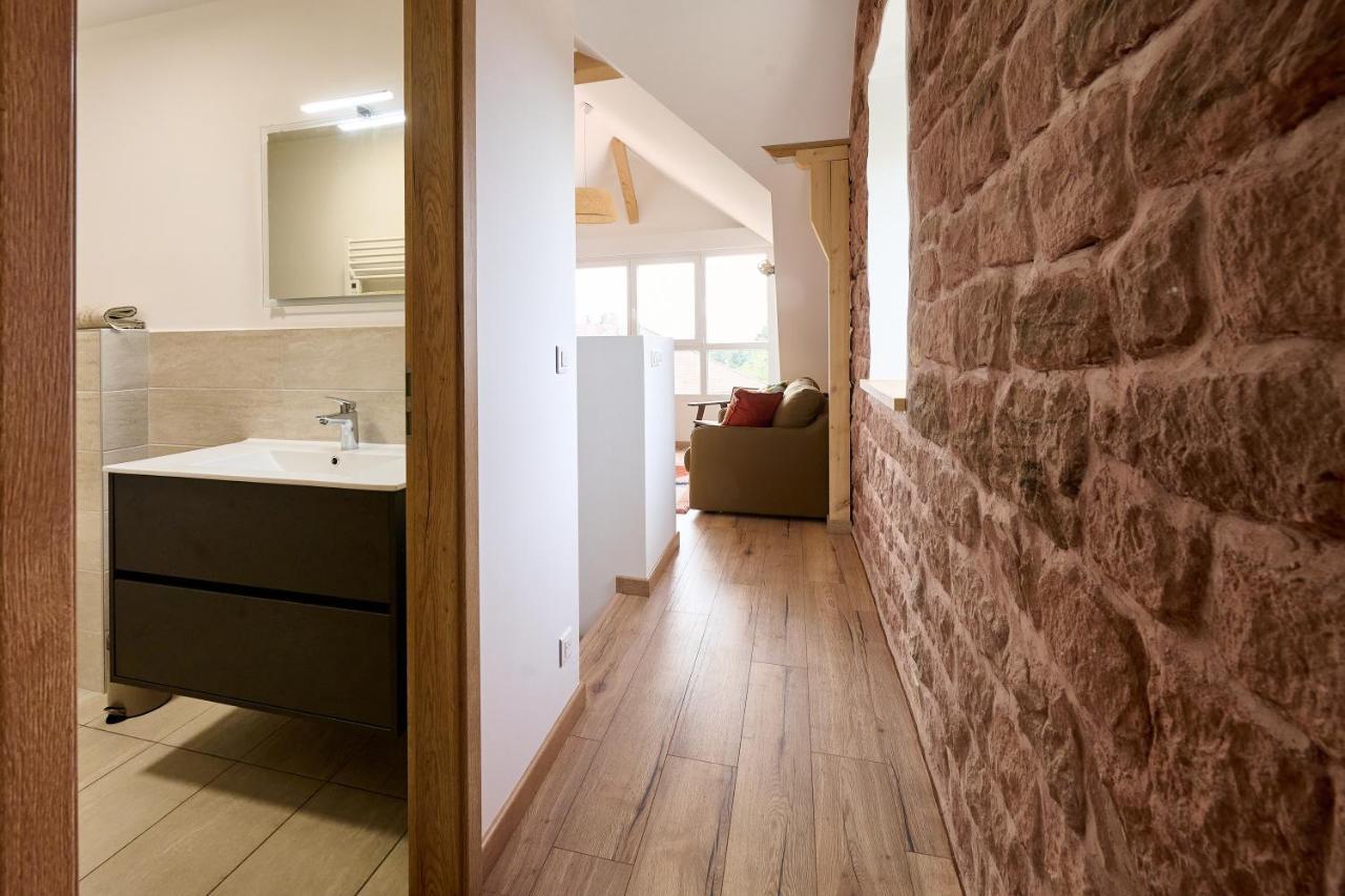 Le Pommier - Appt Avec Jardin Partage Apartamento Puberg Exterior foto